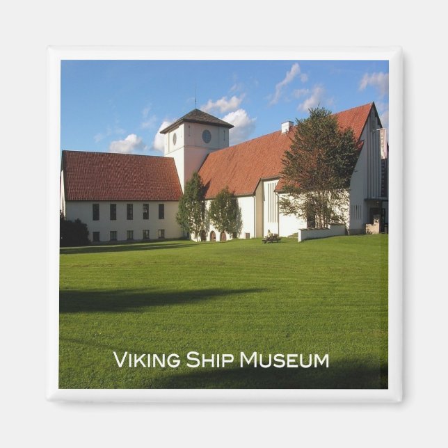 zNO081 VIKING SHIP MUSEUM, Norwegen, Europa, Kühls Magnet (Vorne)