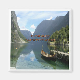 zNO092 NAERØYFJORD, Norwegen, Europa, Kühlschrank Magnet
