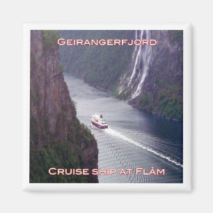 zNO123 GEIRANGERFJORD, MSC Kong Harald, Norwegen, Magnet