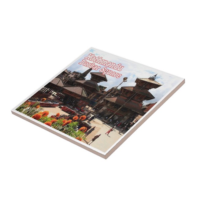 zNP017 Durbar Square KATHMANDU, Nepal Asien, Fliese (Seite)