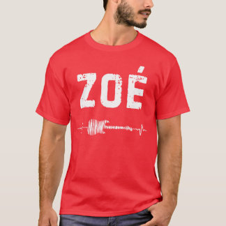 Zo Gitarre Herzschlag Musik Gitarrist Retro Vintag T-Shirt