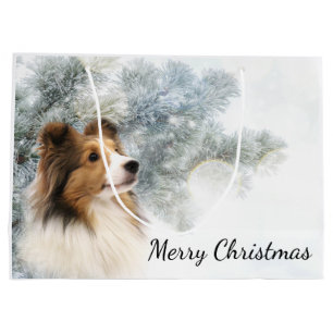 Zobel Sheltie Weihnachten Große Geschenktüte
