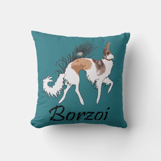 Zobelborzoi-Kissen Kissen (Vorderseite)