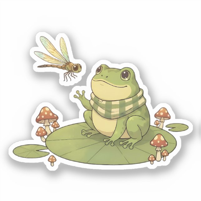 Zochi & Drift the Dragonfly Aufkleber (Vorderseite)