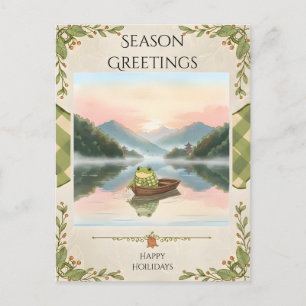 Zochis friedliche Fahrt auf dem Sun Moon Lake Postkarte