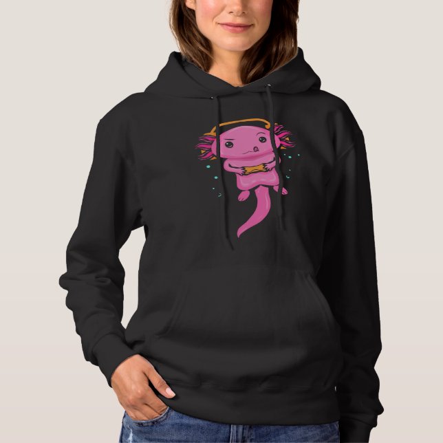 Zocker Axolotl  Video Gaming  for Gamers Hoodie (Vorderseite)