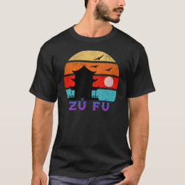 Zöderù Retro Sunset Ocean Großvater T-Shirt