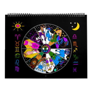 ZODIAC 12 MONATLICHE KALENDER