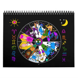 ZODIAC 12 MONATLICHE KALENDER