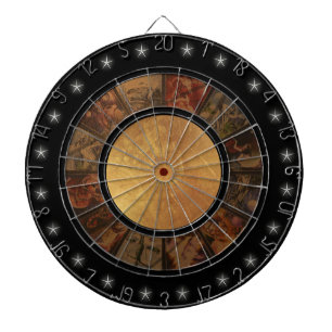 Zodiac 2 Wheel Custom Dart Board aus China Dartscheibe