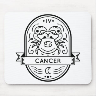 ZODIAC ABZEICHEN SYMBOL CANCER STROCK MOUSEPAD