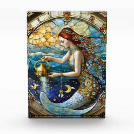 Zodiac - Aquarius Die Meerjungfrau Fotoblock