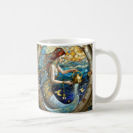 Zodiac - Aquarius Die Meerjungfrau Kaffeetasse