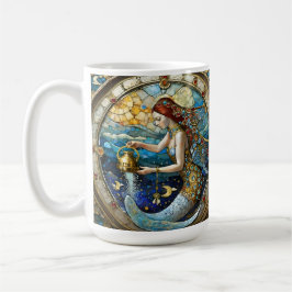 Zodiac - Aquarius Die Meerjungfrau Kaffeetasse