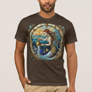 Zodiac - Aquarius Die Meerjungfrau T-Shirt