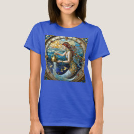 Zodiac - Aquarius Die Meerjungfrau T-Shirt