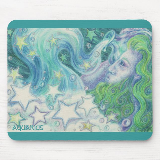 Zodiac Aquarius mousepad (Vorne)