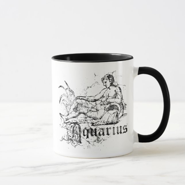Zodiac Aquarius Tasse (Rechts)