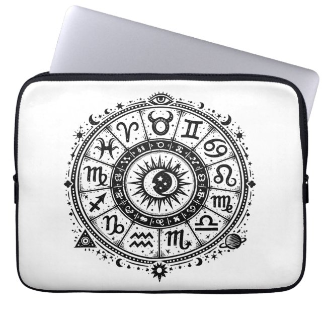 Zodiac Arcana — Die zwölf Zeichen von BurnsInHell Laptopschutzhülle (Vorderseite)