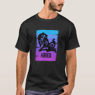 Zodiac Aries Stuff Ram Symbol Astrologie Tarot Hor T-Shirt