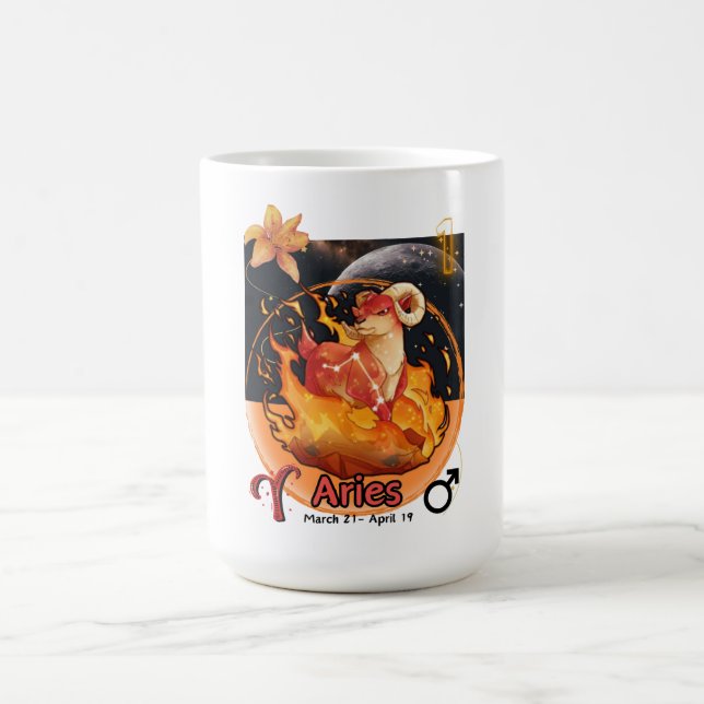 Zodiac - Aries-Tasse Kaffeetasse (Mittel)