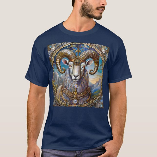 Zodiac - Aries the Ram T-Shirt (Vorderseite)