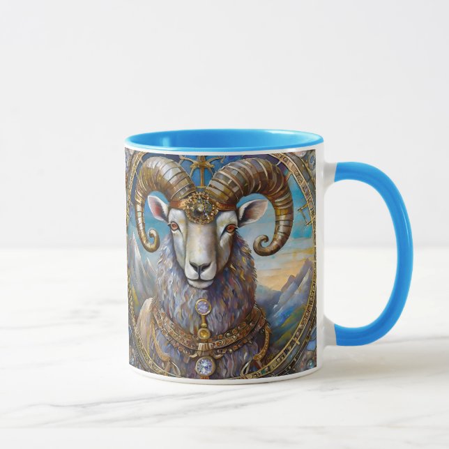Zodiac - Aries the Ram Tasse (Rechts)