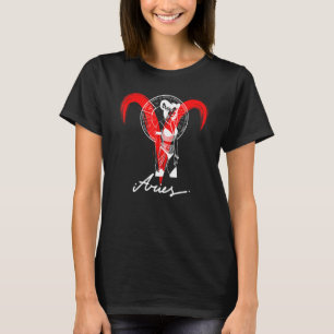Zodiac Astrologie Horoskop Gothic Aries T-Shirt