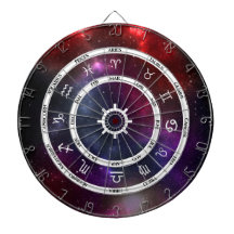 Zodiac Astrology Symbols auf einem kosmischen Ster