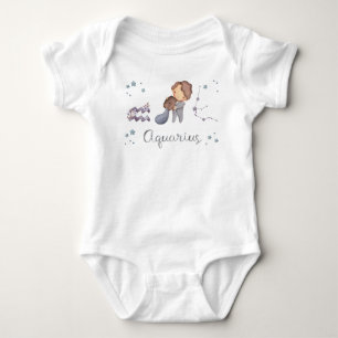 Zodiac Bay Aquarius Baby BodySuit und T-Shirt Strampler