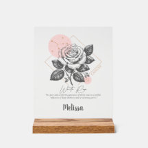Zodiac Birth Blume Personalisiertes Krebsgeschenk
