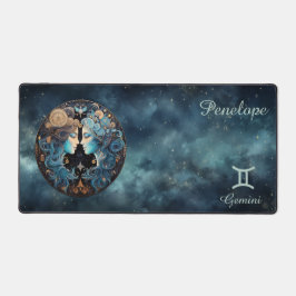 Zodiac Birth Sign Gemini Astrolog Schreibtischunterlage