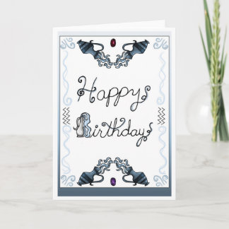 Zodiac Birthday Card Einladung