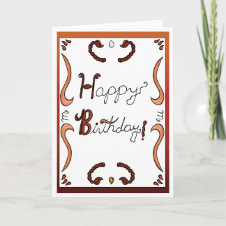 Zodiac Birthday Card Scorpio Einladung