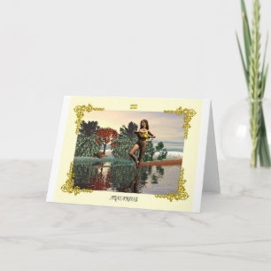 ZODIAC BIRTHDAY SIGNS / AQUARIUS KARTE