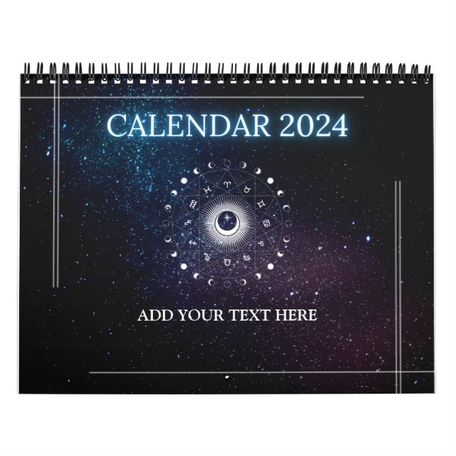 Zodiac Calander 2024 Astrologie Zodiac Signs Kalender (Titelbild)