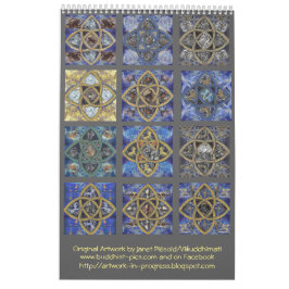Zodiac Calendar - keltische Knot Mandala Designs Kalender