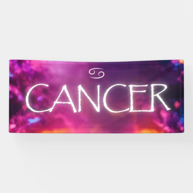 Zodiac Cancer Banner (Horizontal)