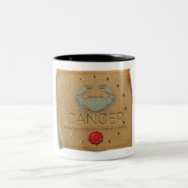 Zodiac - Cancer - Coffee Mug Zweifarbige Tasse