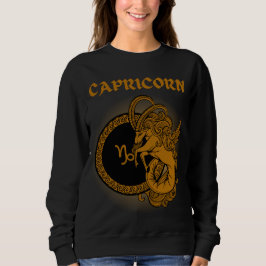 Zodiac Capricorn im Mittelalter Sweatshirt