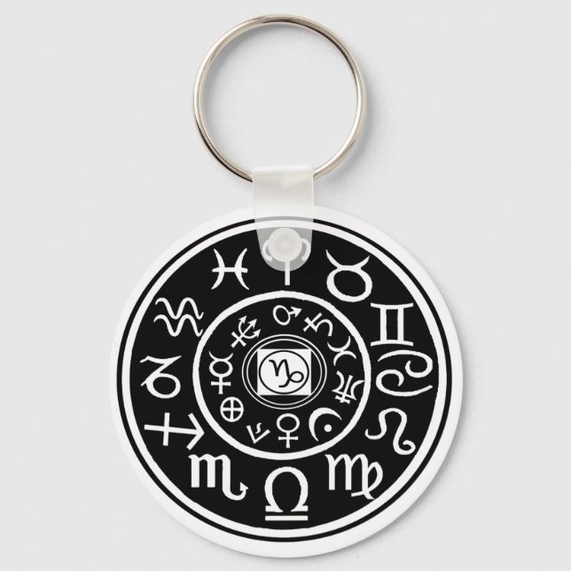 Zodiac - Capricorn-Konstellation Schlüsselanhänger (Vorderseite)