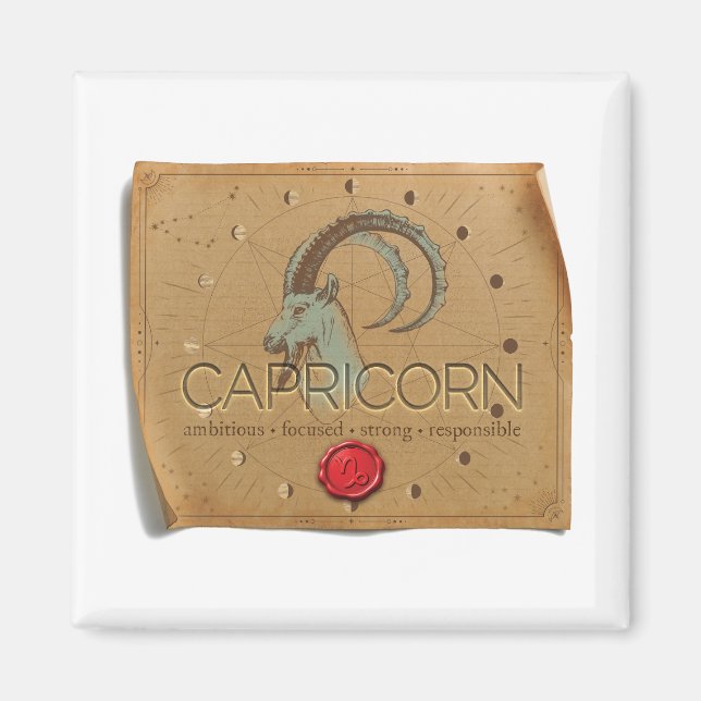 ZODIAC - Capricorn - Magnet (Vorne)