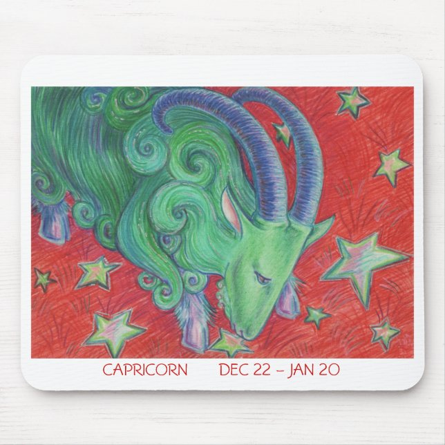 Zodiac Capricorn-Mousepad Mousepad (Vorne)
