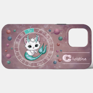 Zodiac Capricorn Niedlich Cat Wheel Planet Astrolo Case-Mate iPhone Hülle