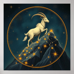 Zodiac Capricorn Poster