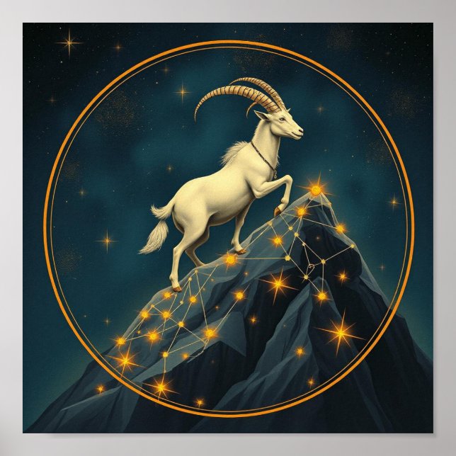Zodiac Capricorn Poster (Vorne)