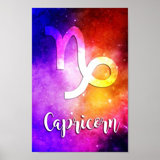 Zodiac : Capricorn Space Candy Poster (Vorne)