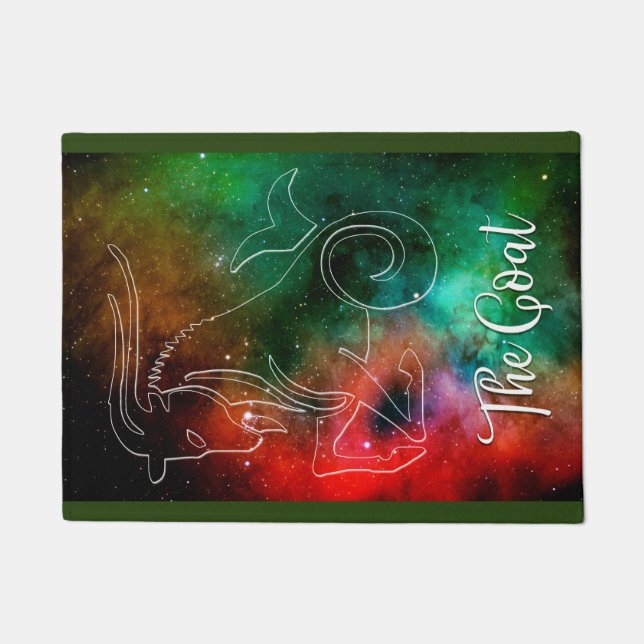 Zodiac: Capricorn 'The Goat' Fußmatte (Vorderseite)