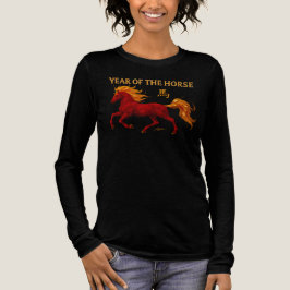 Zodiac Chinese New Year 2026 Yang Fire Horse Tri-Blend Shirt