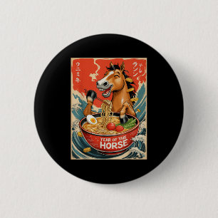 Zodiac Chinesisches Neujahr des Pferdes 2026 Ramen Button